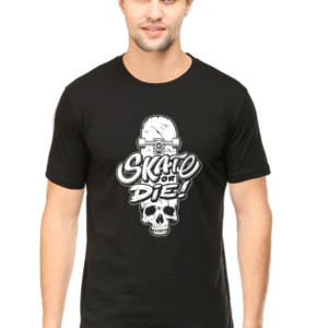 SkateOrDie Printed  Half Sleeve T-shirt